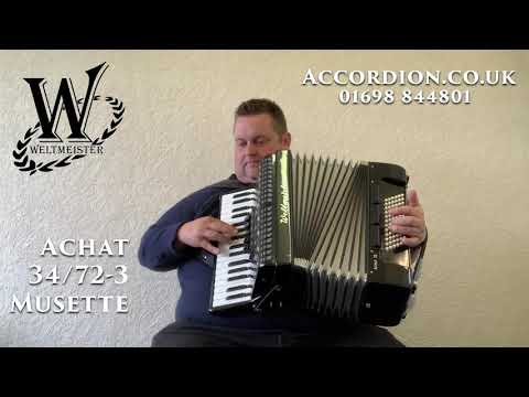 Weltmeister Achat 72 Bass 3 Voice Accordion