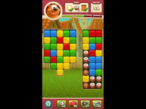 Toon Blast Level 2596 - NO BOOSTERS 🐻🐺🐱 | SKILLGAMING ✔️