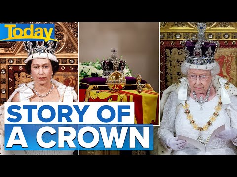 The dazzling story of Queen Elizabeth II's crown that spans over centuries | Today Show Australia