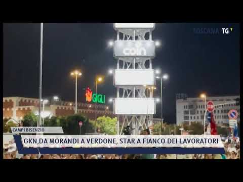2021-07-29 CAMPI BISENZIO - GKN,DA MORANDI A VERDONE, STAR A FIANCO DEI LAVORATORI