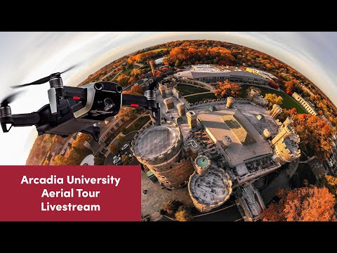 🔴 2022 Fall Drone Livestream Tour of Arcadia University