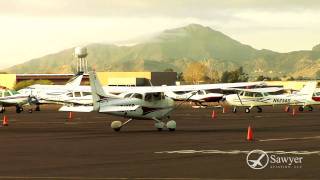 Learning to Fly at Sawyer Aviation -- Introductory Flight - Pilot Adventure