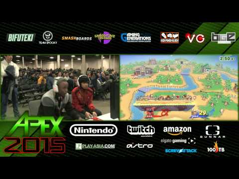 Apex 2015 - SSB4 - FOW (Ness) vs CT Nyani (Pit) / :^ (ROB) vs Badada (Shulk)