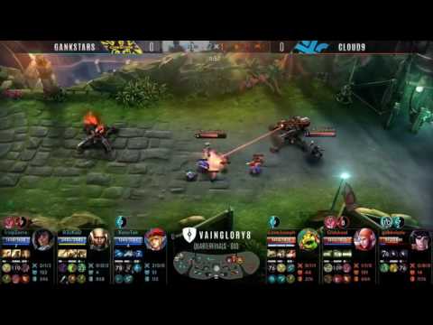 Gankstars Vs. Cloud9 (C9) GAME ONE: Vainglory 8 Spring Opener NA Split 1 Week 4