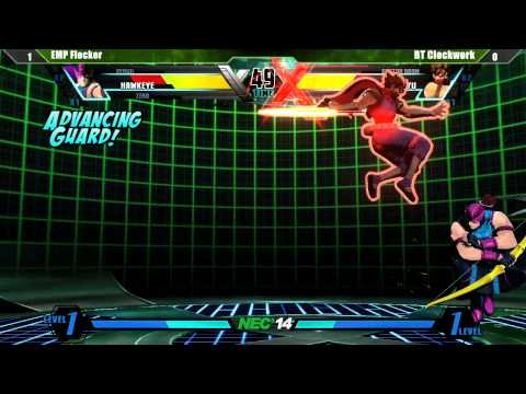 UMVC3 Semifinals @ NEC14 - EMP Flocker vs BT Clockwork