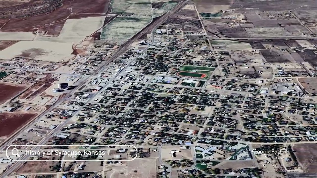 The history of Syracuse, Kansas