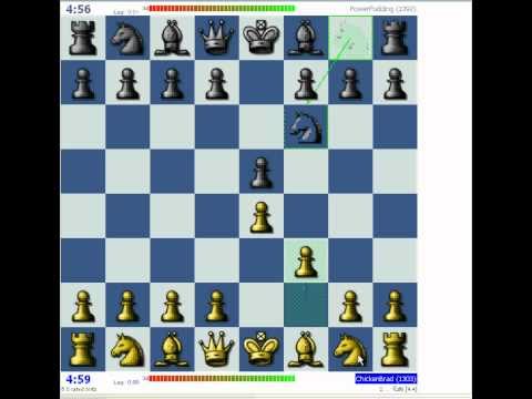 Live 5 minute Blitz Chess 20: ChickenBrad(1312) vs. pgregBudapest(1269)