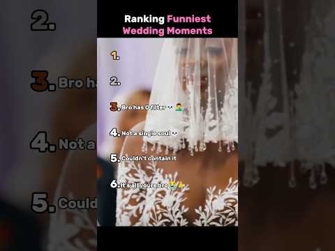 Best wedding fails💀 #ranking #wedding #marriage
