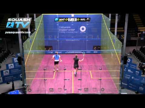 Squash : Nick Matthew v James Wilstrop : 2011 Delaware Investments U.S. Open Squash
