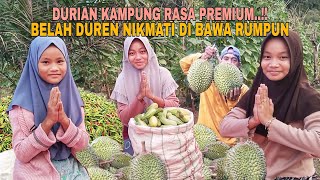 Download lagu OPENING DURIANS AND ENJOYING THEM UNDER THE TREE..!! PREMIUM TASTE LOCAL DURIANS mp3