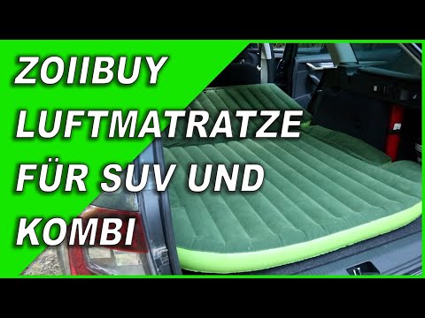 Sleeping in a station wagon with an SUV air mattress 🛌Skoda Octavia 3 | Sleeping in the car