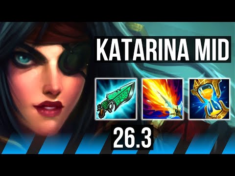 KATARINA vs LEBLANC (MID) | 56K damage, Dark Harvest | NA Master | 26.3
