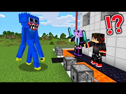 Huggy Wuggy vs The Most Secure House - Minecraft
