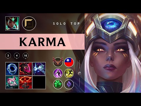 Karma Top vs Volibear - TW Grandmaster Patch 25.22