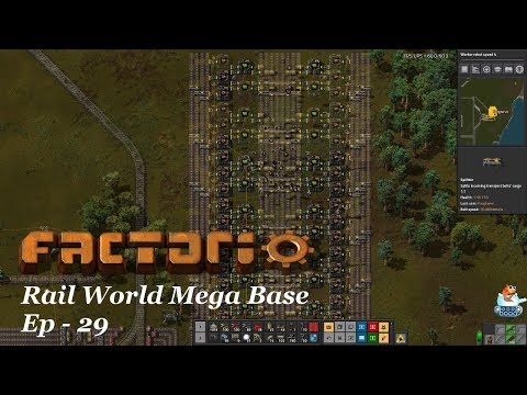 Factorio 0.17 - Rail World Mega Base - EP 29