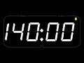 140 MINUTE - TIMER & ALARM - 1080p - COUNTDOWN