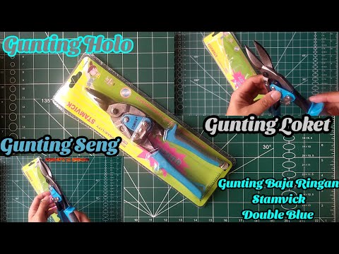 Gunting Loket Gunting baja ringan Gunting Seng Stamvick Double Blue #shorts #Stamvick#gunting#hollow