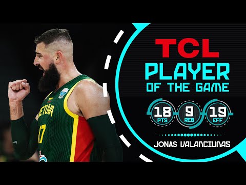 Jonas Valanciunas (18 PTS) dominates GBR 🇬🇧 under the pain for LTU win 🇱🇹 at #EuroBasket 2025!