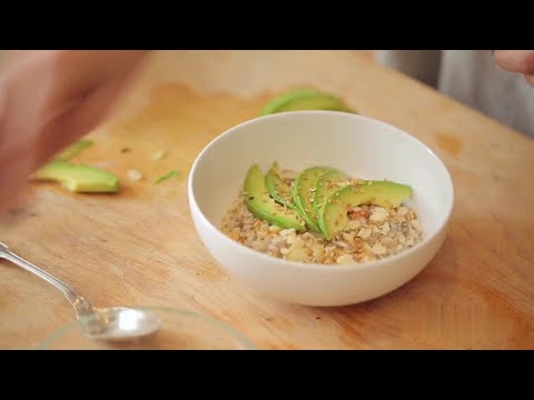 Avocado peach Porridge - Smoothie Recipe #Food #Cooking #Recipes