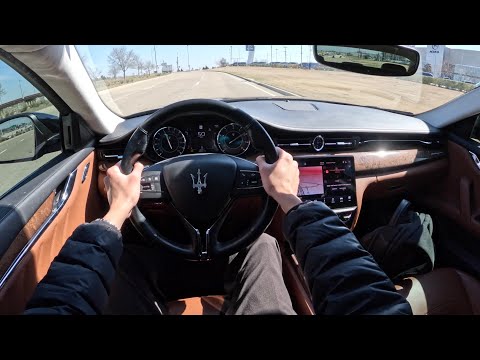 2021 Maserati Quattroporte S Q4 GranLusso - POV Test Drive