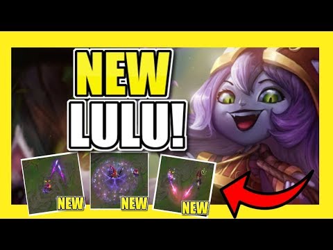 (INSANE LAZERS!) NEW LULU UPDATES ARE AMAZING! *NEW ABILITY EFFECTS* League of Legends