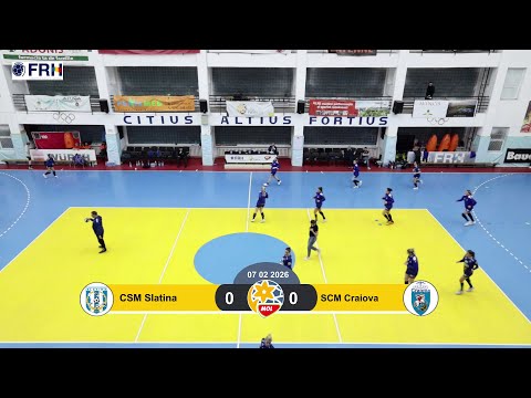 CSM Slatina 25-21 SCM Universitatea Craiova, 7 Februarie 2026