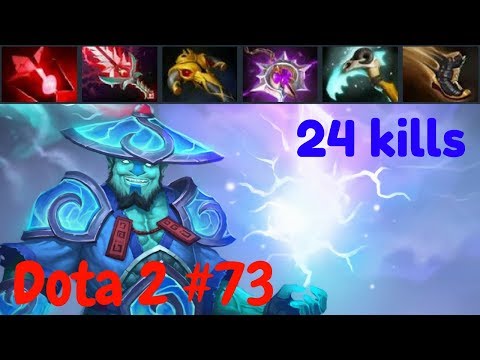 Dota 2 with Storm Spirit 24 kills (Mid Lane) | Best Plays MMR Dota 2 Pro #73