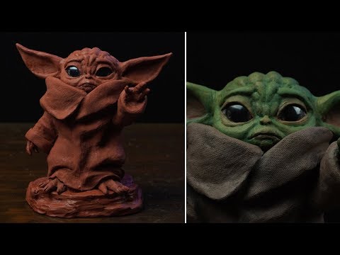 Sculpting BABY YODA | The Mandalorian - STAR WARS