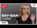 Ray Ban Sunglass And Eyeglass Care With California Glasses Girl