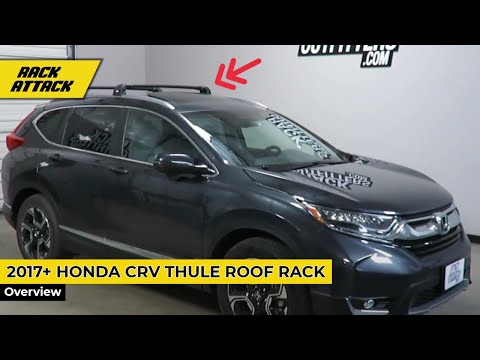 2017+ Honda CRV with Thule AeroBlade Edge Roof Rack