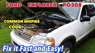 Ford Explorer 4.6 PO308 common Misfire code. Easy Fix    *F-A-S-T!*