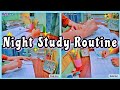 Night Study Routine🌻| A Day In My Life | Aesthetic Study Vlog | Study More