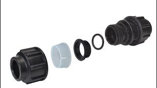 Installation Method for PP Compression Fittings (Clip Ring Type)