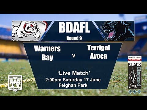 2017 Black Diamond AFL Round 9 Warners Bay v Terrigal Avoca