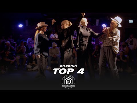 Female Finesse vs Kriss Boogie & Popkate | POPPING 2VS2 TOP 4 | IMPROVE YOURSELF BATTLE 2023