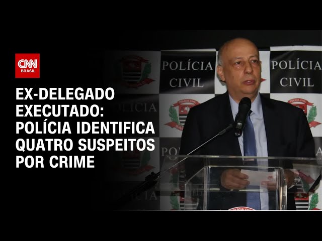 Ex-delegado executado: Polícia identifica quatro suspeitos por crime | CNN 360º