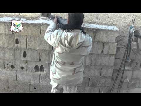 التصدي لقوات النظام من قبل لواء أسود الإسلام على جبهة الشيخ مسكين في ريف درعا