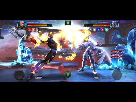 Abyss Darkhawk Solo with Human Torch - Marvel Contest of Champions
