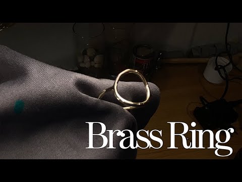 BRASS RING HANDMADE - Circle
