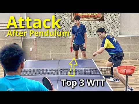 How to choose the best attack after the Forehand Pendulum serve