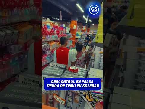 DESCONTROL EN FALSA TIENDA DE TEMU EN SOLEDAD