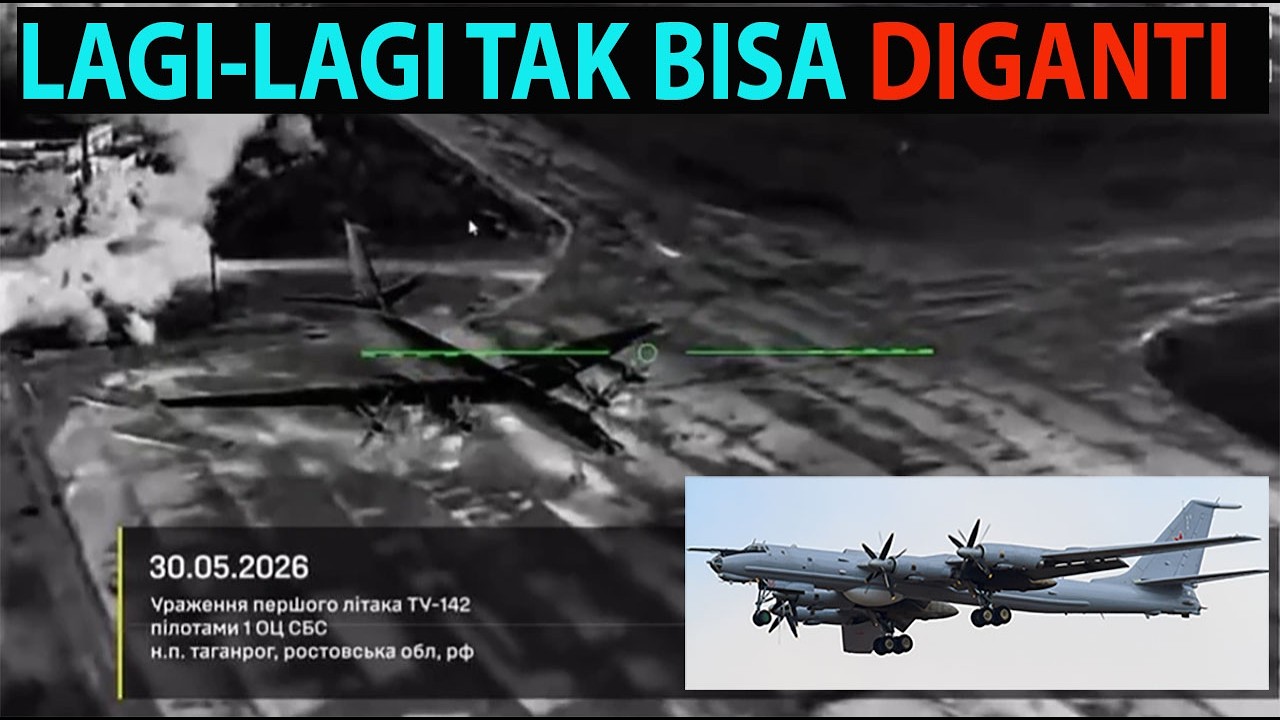 Bobol Lagi Pak Putin, Drone Ukraina Hancurkan 2 Tu-142 dan Iskander