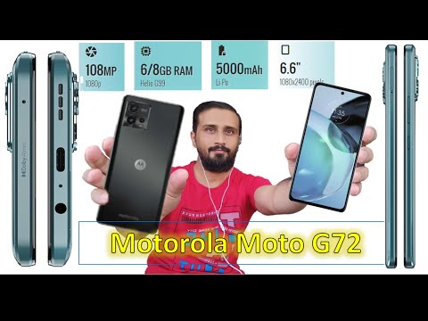 Motorola Moto g72 2022 model 108MP camera unboxing details and overview