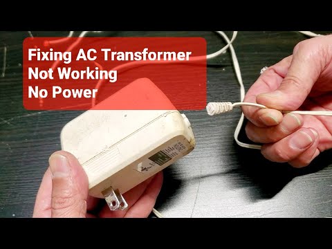 How To Repair Any AC Transformer | Power Supply Not Working, No Voltages