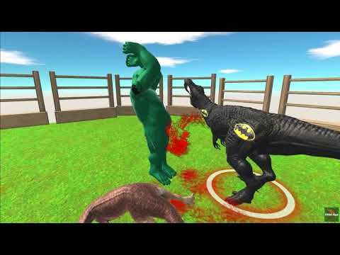 HULK GORO GREEN DEATH FALL - Animal Revolt Battle Simulator