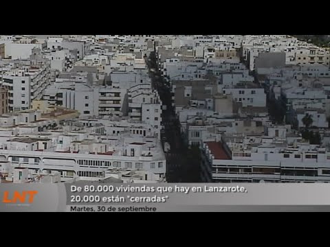 De 80.000 viviendas que hay en Lanzarote, 20.000 están "cerradas"