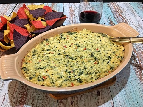 Hot Spinach Artichoke Dip Recipe 🍲 • Always a Hit! 😍 - Episode 783