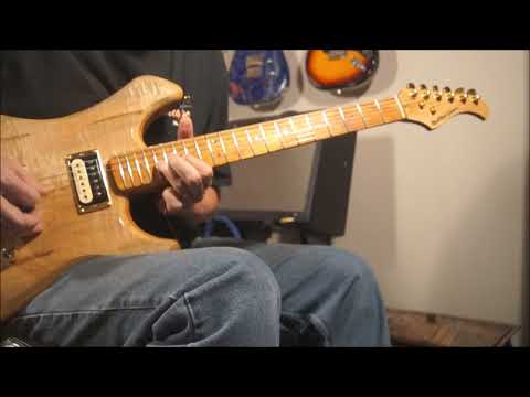Black River Guitars - Custom HH Stratocaster 2023 - Ambrosia Curly Maple & Cherry image 8