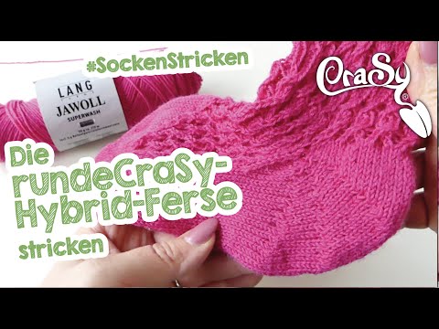 Die runde CraSy Hybridferse mit addiCraSyTrio stricken - Top Down