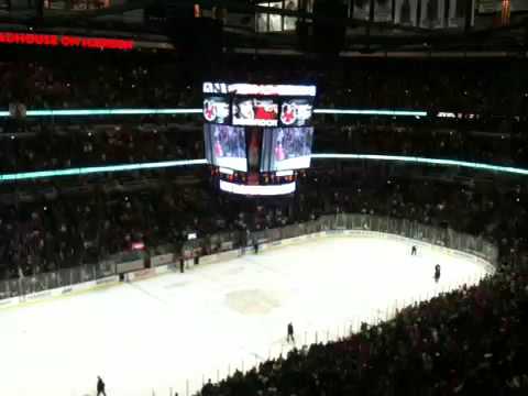 Blackhawks OT Win Celebration